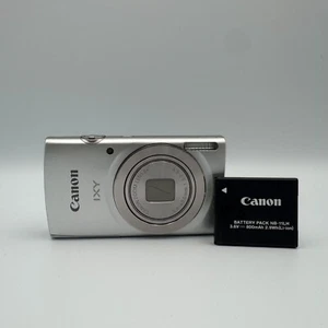Canon IXY 180 PowerShot ELPH 180 20MP Digital Camera silver from JAPAN #10018 - Picture 1 of 11