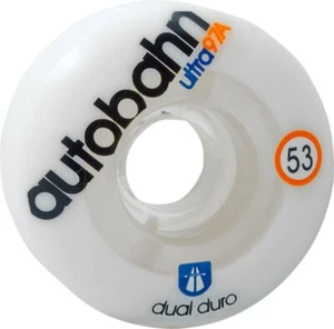 Autobahn Dual Durometer Ultra 53mm 97a/101a Clear White Skate Wheels (Set of 4) - Picture 1 of 1