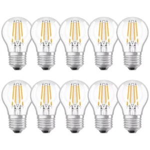 10 x Osram LED Filament Tropfen 4W = 40W E27 klar 470lm cool neutralweiß 4000K - Bild 1 von 2