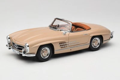 180039032 Mercedes 300 SL W198 II Roadster Light Brown Minichamps 1:18 - Image 1 of 4