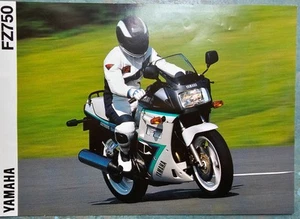Yamaha French FZ750 4 page brochure 1980s? FREE POST - Bild 1 von 3