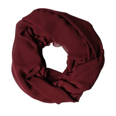 DOLCE & GABBANA Scarf Maroon Silk Stole Neck Wrap Shawl Men 200cm x 130cm 750usd - Image 1 of 4