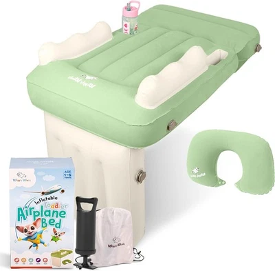 Cama de avión para niños pequeños - Cama de avión inflable para cama de avión para niños pequeños y bebés  Foto 1 de 4