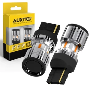 Amber Yellow 2*7440 992 W21W LED Turn Signal Light Bulbs T20 7440A 7440LL 7440AL - Picture 1 of 13