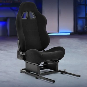 Dardoo Racing Sim Cockpit Frame with Bolts & Black Seat Compatible Adjustable - Picture 1 of 7