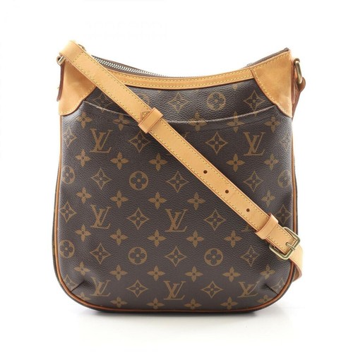 LOUIS VUITTON（LV） Louis Vuitton Odeon Pm Borsa a Tracolla Monogram Rivestita in PVC Tela Pelle Donna B