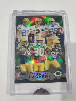 2009 eTopps Green Bay Packers Team Card #109/749 - Rodgers - Refractor - Image 1 of 2