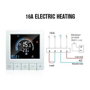 Thermostat Digital Engery Saving High Efficiency LCD Programmable Room - Picture 1 of 13