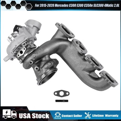 Turbo Turbocharger For 15-20 Mercedes-Benz C300 C350e E300 GLC300 SLC300 Foto 1 de 4