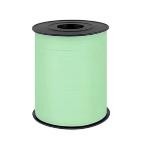 Nastrino In Plastica Nastro Confezioni Regalo Verde Menta 5 mm 225 mt - Foto 1 di 1
