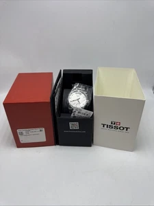 Tissot Swiss Powermatic Men's Automatic Silver Dial Couturier Watch New In Box - Picture 1 of 18