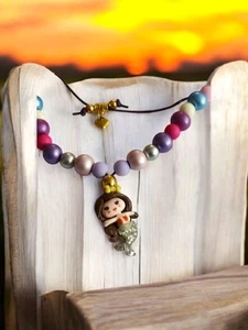 Mermaid Jewelry Craft Set With Necklace Ariel Style – Gift Idea For Kids - Picture 1 of 18
