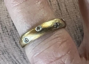 Tiffany And Company 18 Karat Platinum Diamond Etoile Band Ring, Size 6 - Bild 1 von 12
