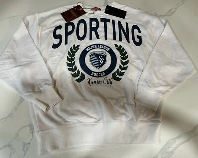 Sporting Kansas City SC Women’s Mitchell & Ness Sweatshirt (XL) Retails $70 - Image 1 of 4