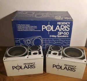 Regency Polaris SP-50 3-Way Speakers Untested As Is Parts Or Repair - Picture 1 of 6