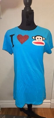 Рубашка Paul Frank I Love Julius Monkey Heart размер XL для подростков - Изображение 1 из 4