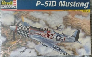 1998 P-51D Mustang Revell Monogram Skill Level 2 1998 Model Kit Sealed - Picture 1 of 7