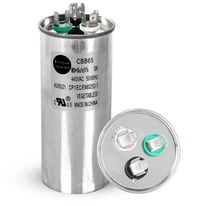AC Capacitor 80uf 370/440V 80+5 MFD CBB65 UL Listed for HVAC & AC Systems - Picture 1 of 7