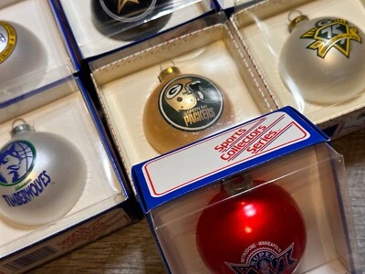 TOPPERSCOT INC OFFICIAL LICENSEE MAJOR LEAGUE BASEBALL Sports Collector Series Christmas Ornament U PICK: Twins Wild Viks NBA Packers
