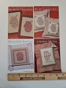 LOT OF 4 JBW Designs Counted Cross Stitch Patterns CHRISTMAS HOLIDAY PJW - Picture 1 of 5