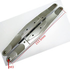 Aluminum Lower Rear Trailing Arm (2) Silver For Losi 1/10 Baja Rey Los234003 Los