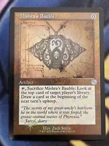 FOIL - Mishra's Bauble - Retro Schematic - NM - The Brothers' War - MTG - Picture 1 of 2