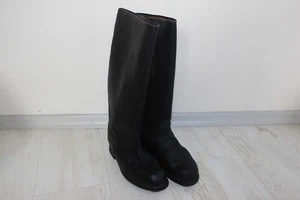 ALTE VINTAGE DEUTSCHE TYP BULGARISCHER OFFIZIER MILITÄR KAMPF LEDER STIEFEL 41 cm. - Bild 1 von 9