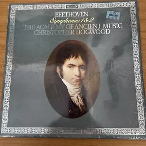 Christopher Hogwood, BEETHOVEN: SYMPHONIES 1 AND 2, LP record, NM, HOLLAND - Bild 1 von 15