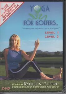 Yoga for Golfers: Level 1 & 2 (DVD, 2007) sports exercise yoga dvd NEW - Foto 1 di 2