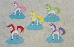 FELT BOARD/FLANNEL STORY TEACHER RESOURCE -5 FIVE LITTLE UNICORNS - Picture 1 of 3
