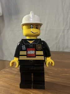 Lego Fireman 8" Tall Wind-Up Dynamo Torch Works! - Picture 1 of 10