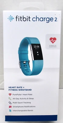 Fitbit Charge 2 Teal Large Activity Tracker - Parts/Repair Foto 1 de 4