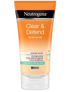 NEUTROGENA Clear&Defend facial scrub, 150 ml deeply cleanses the skin - Picture 1 of 1