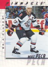1997-98 Pinnacle Be A Player Hockey #44 Mike Peca Buffalo Sabres