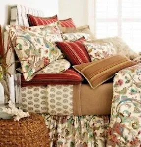 Neu mit Etikett Lauren Ralph Lauren Antigua STANDARD Kissen Schein Blumenmuster/Creme 100 % Baumwolle - Bild 1 von 6