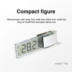 Car Digital Clock Temperature Display Thermometer Mini Auto Backlight Display Th - Picture 1 of 10