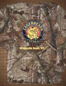 Lagerheads Tavern LS Cotton Camo T-shirt Small - Picture 1 of 2