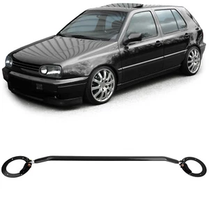Aluminium Domstrebe Schwarz vorne verstellbar für VW Golf 3 Vento Passat 35i - Bild 1 von 8