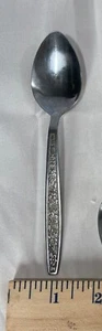 Vtg FLORAL Rogers LA SPANA TeaSpoons Stainless FLATWARE Korea (choose Quantity) - Picture 1 of 1