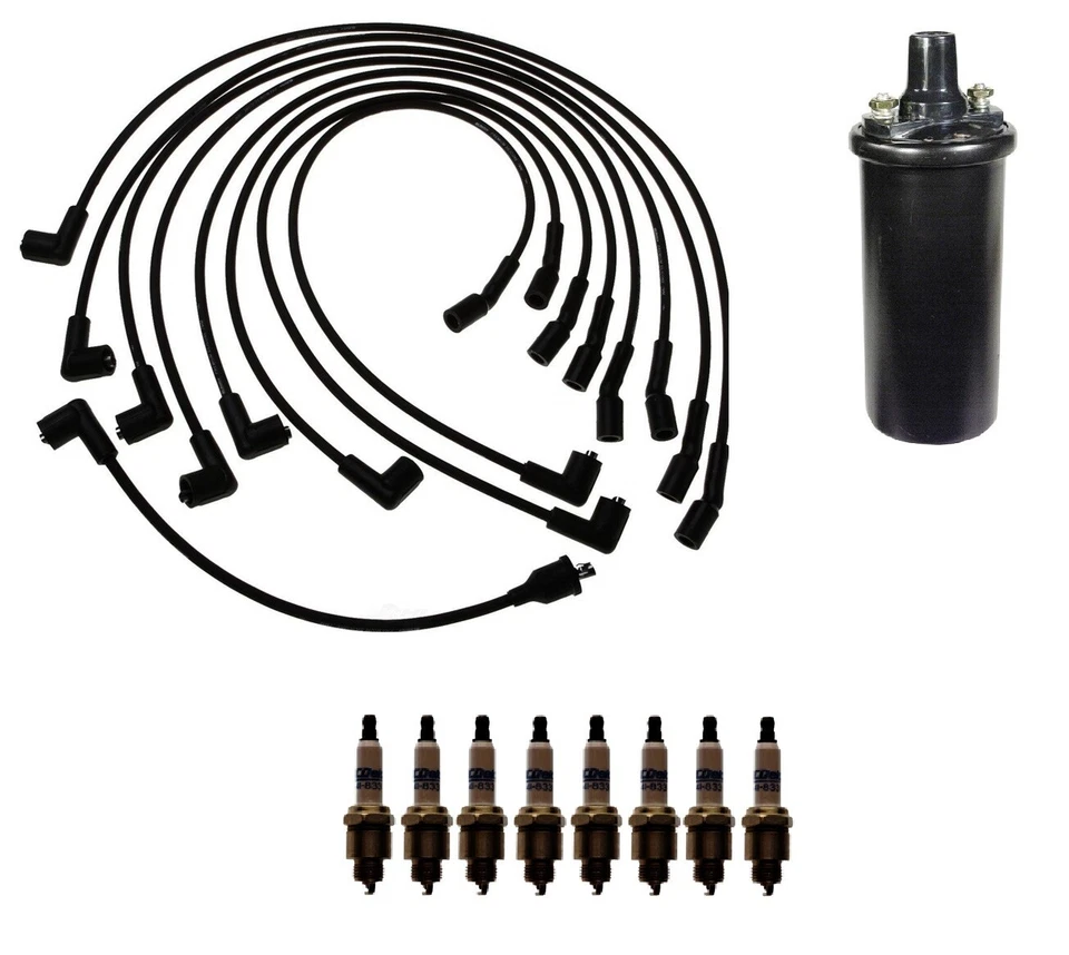 Fios de ignição 1 bobina 8 velas de ignição kit ACDelco para Oldsmobile Cutlass Starfire - Imagem 1 de 1
