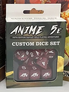 Anime 5E RPG - Custom Dice Set New - Picture 1 of 1