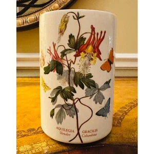 Porta utensilios Portmeirion Botanic Garden England Columbine Butterfly Canister - Imagen 1 de 9