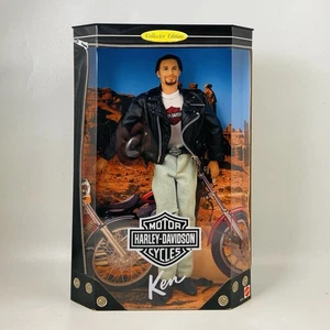 🌟Barbie Harley Davidson Motorcycles Ken Doll Collectors Edt 1998 Mattel 22255 - Picture 1 of 6