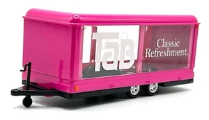 M2 MACHINES ENCLOSED CAR TRAILER PINK AUTO HAULERS LOOSE - Picture 1 of 4