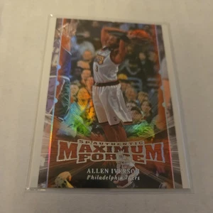 1999-00 SP Authentic Allen Iverson Maximum Force #M5 76ers - Picture 1 of 2