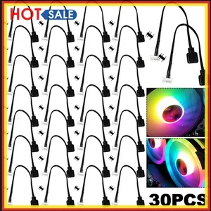 Small 6Pin to 5V ARGB 3Pin Fan Controller Adapter Cable for - Bild 1 von 11