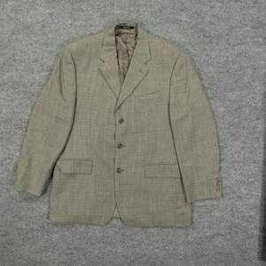 Chaps Ralph Lauren Blazer Herren 42R Braun Wolle Leinen Sport Mantel Made Canada - Bild 1 von 16