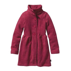 Patagonia | Girls' Better Sweater Coat Jacket Button Front Portofino Pink Fleece - Picture 1 of 10