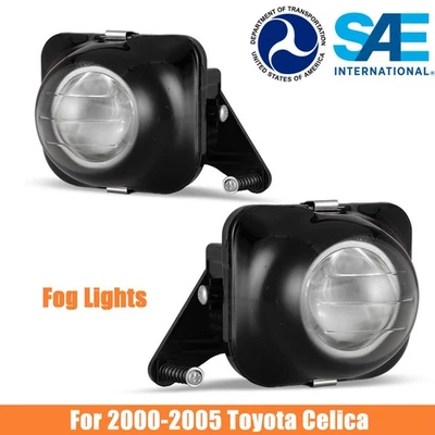 Luces antiniebla de repuesto para lámpara de parachoques Toyota Celica 2000-2005 con bombillas L+R Foto 1 de 4