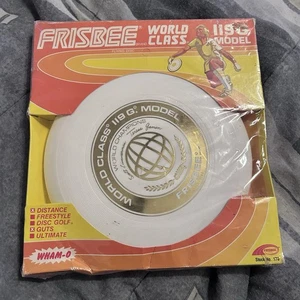 Vintage Wham-o 1980 Frisbee World Class 119 G Scott Zimmernan Teresa Gaman White - Picture 1 of 8